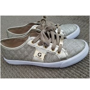 Guess Gold Sneakers Size 7